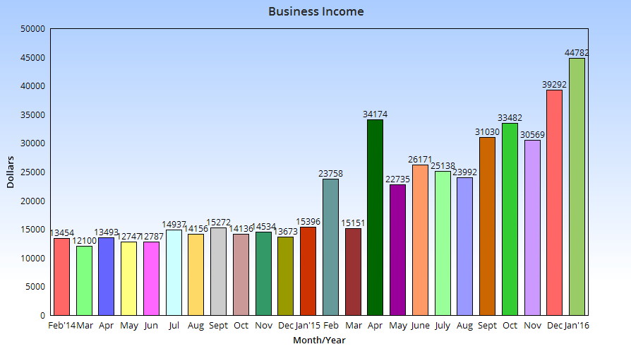 Monat Income Chart