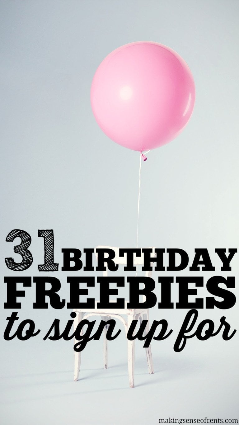 31 Birthday Freebies You Should Sign Up For