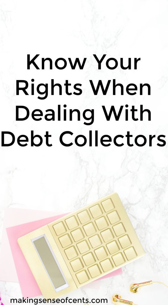 People dread dealing with debt collectors, whether it's an mistake with the bill collector or if it's a legitimate bill that was never paid.