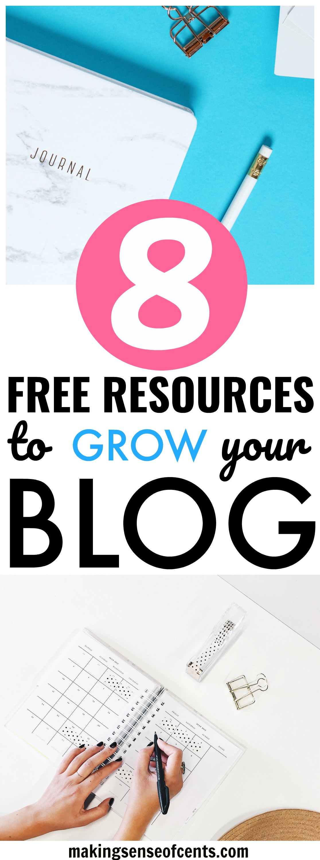 Looking to improve your blog? Here are 8 blogging freebies that will help you improve your blog. #blogfreebies #howtostartablog #blogging