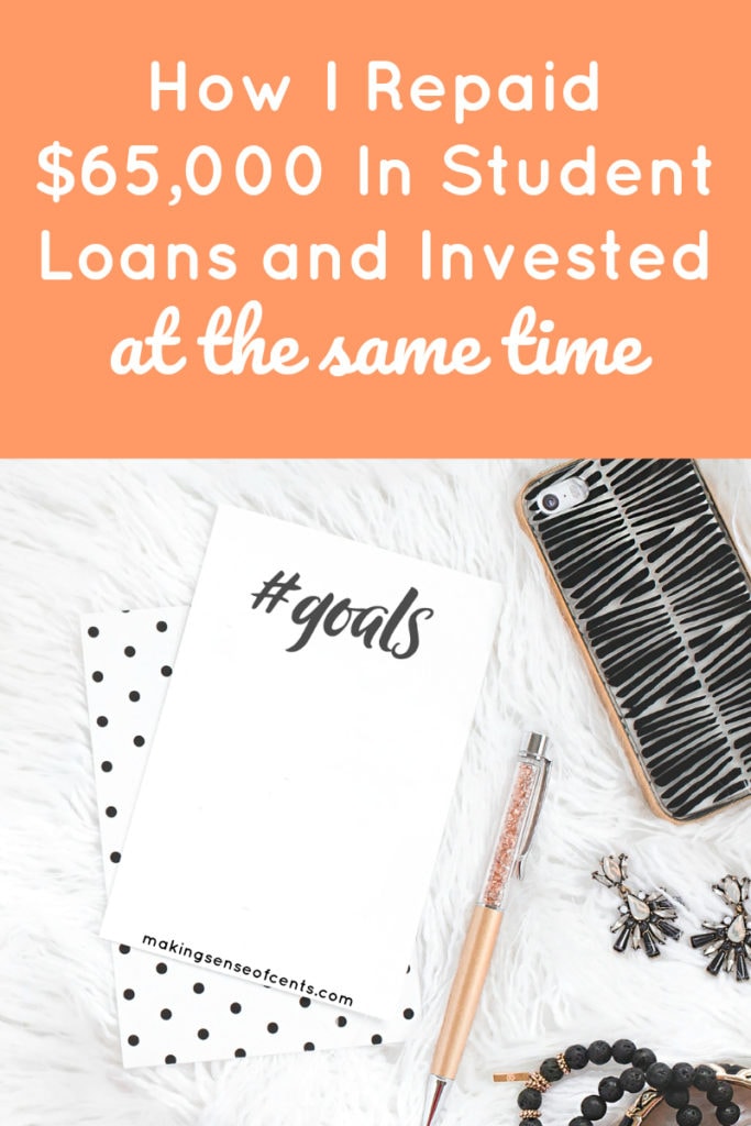 How I Repaid $65,000 In Student Loans and Invested at the Same Time #payoffstudentloans #studentloans #moneysavingtips