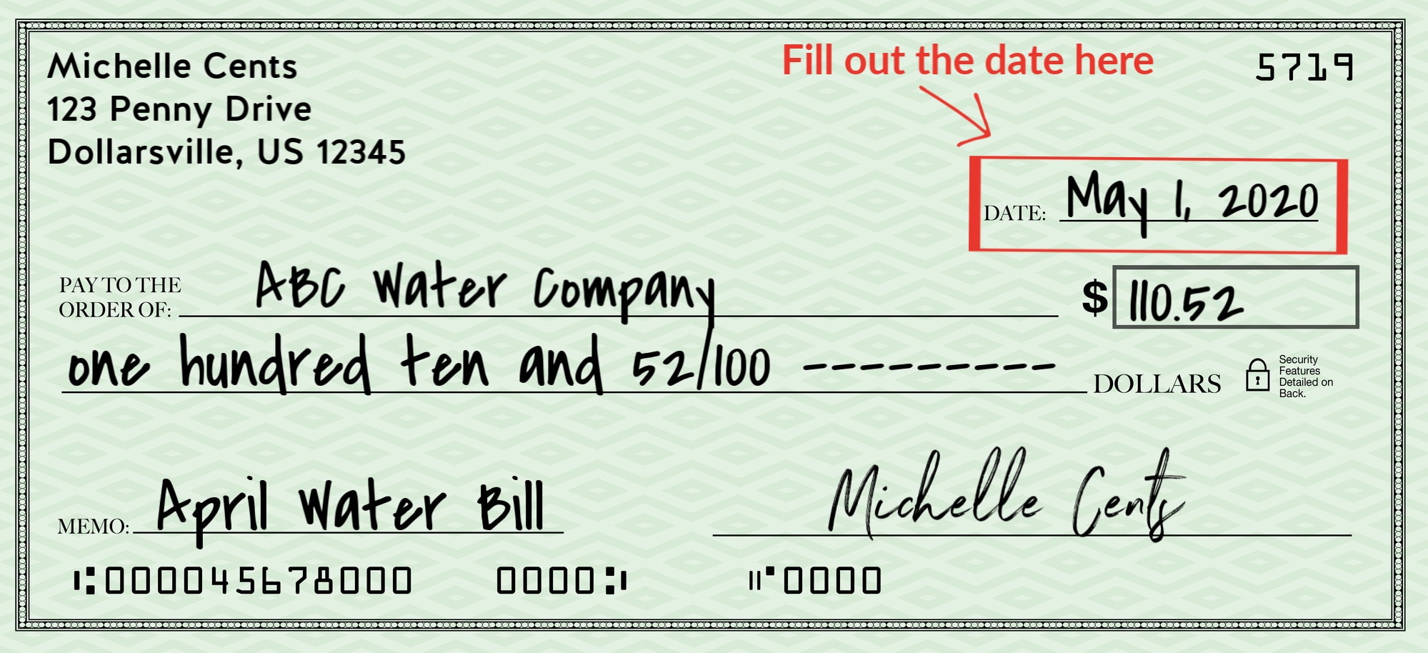  How To Write A Check A Step by Step Guide To Fill Out A Check