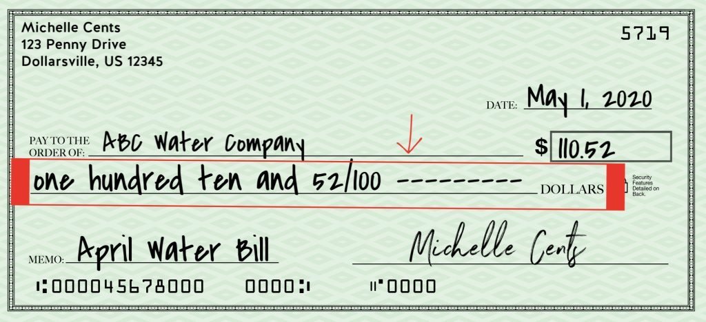 How To Write A Check For 1000 INFOLEARNERS