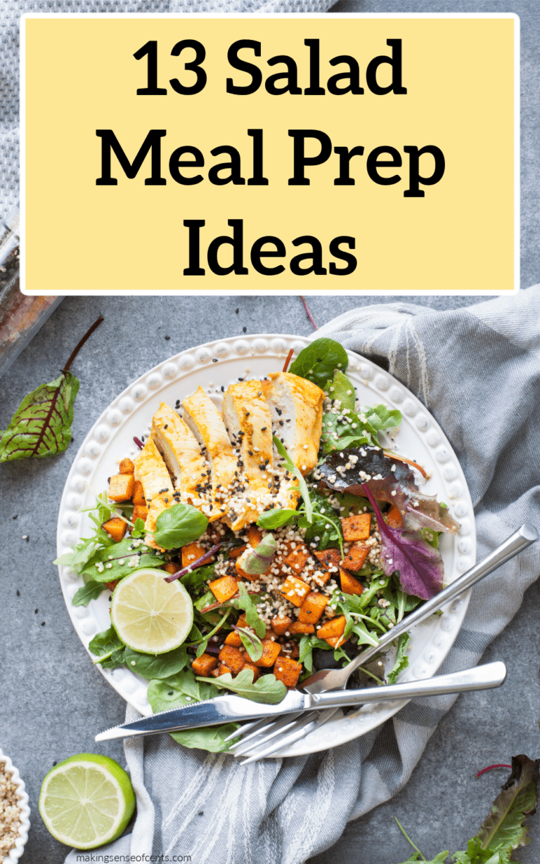 13 Salad Meal Prep Ideas | A Healthy Way To Save Time & Money - Making ...