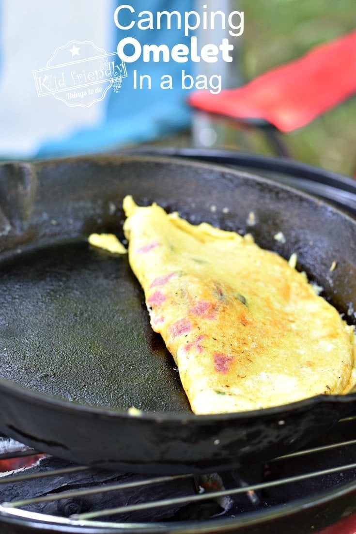 How do you cook eggs while camping?