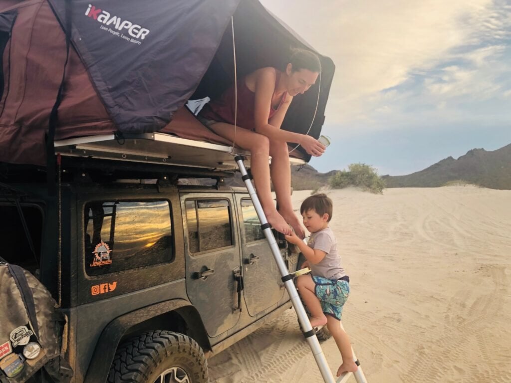 overlanding jeep rooftop tent