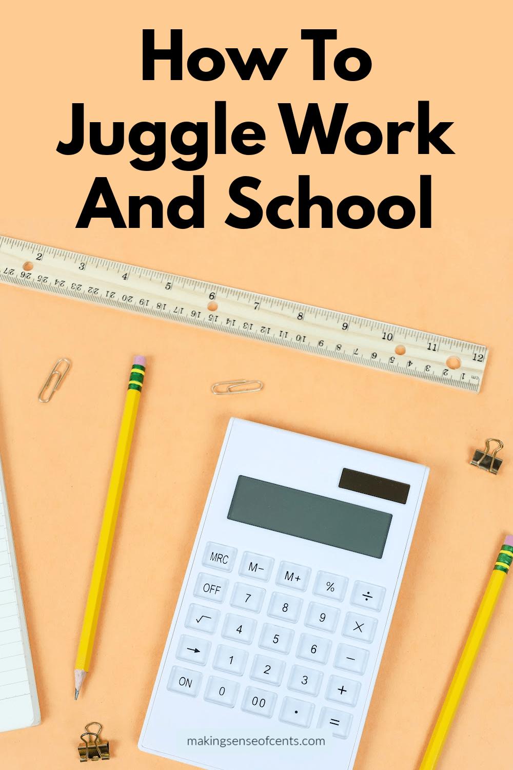 How to Juggle Working Full Time and Going to School