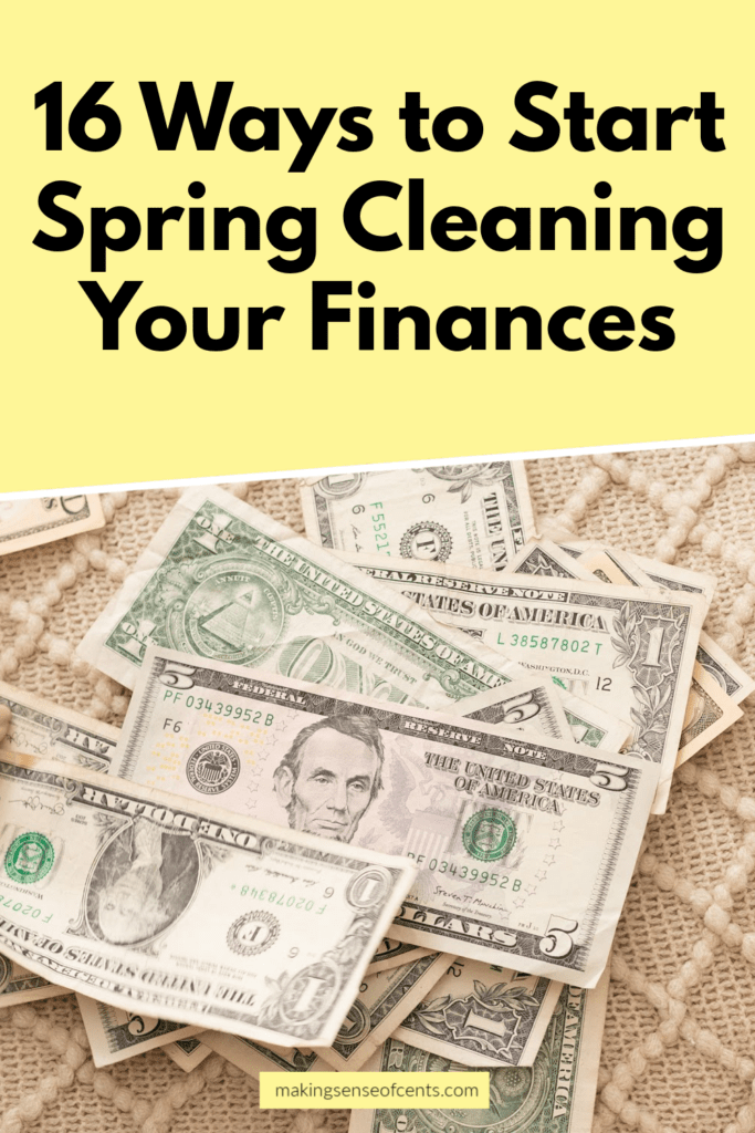 16 Great Ways to Start Spring Cleaning Your Finances