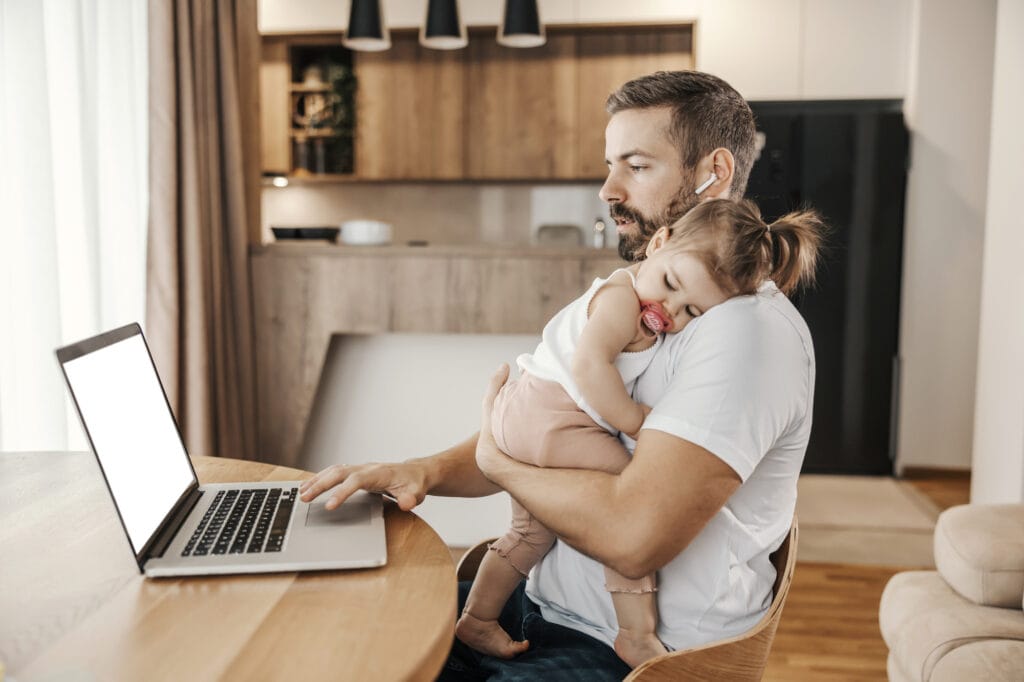 How to work from home with kids no experience