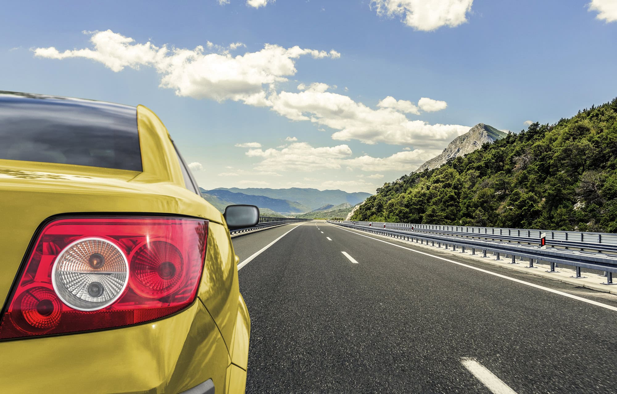 best jobs for 16 year olds - yellow car on highway